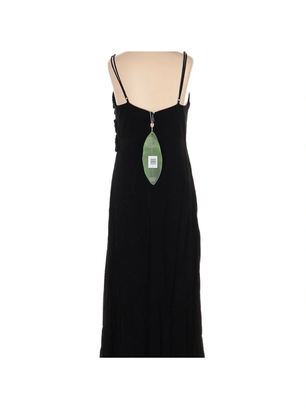 FARM Rio Black Maxi Dress with Crochet Appliqué - Picture 6 of 6